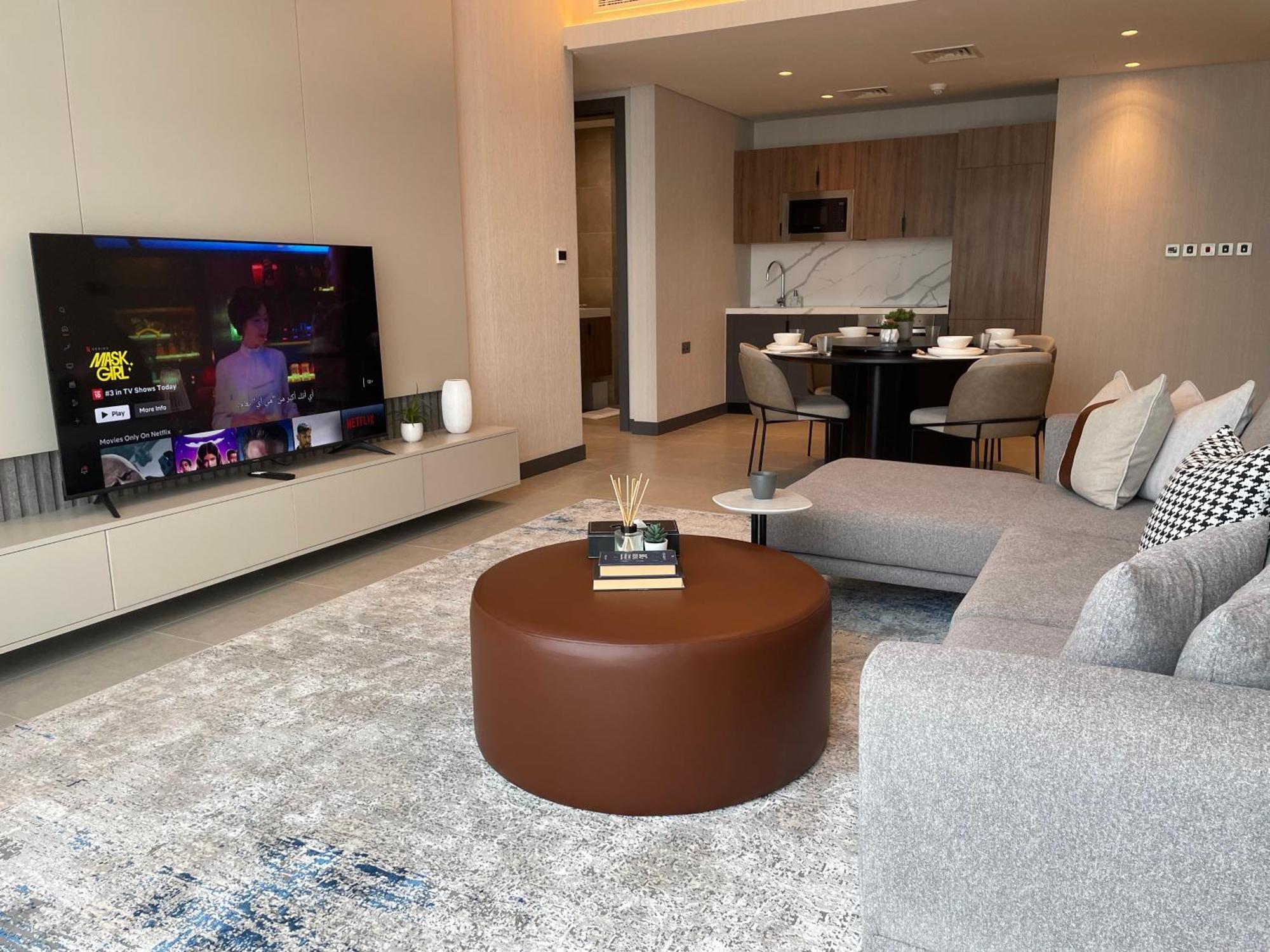 Charthouse Bahrain Hotel Manama Exterior photo A living room in a typical apartment